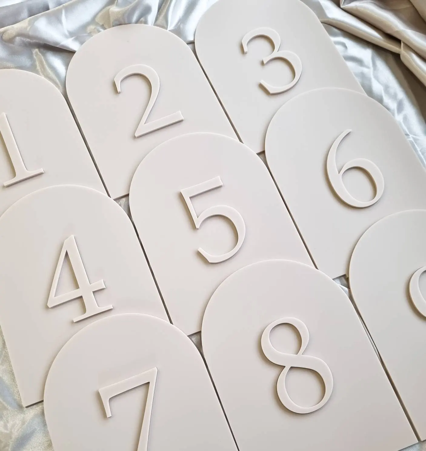 Arch Wedding Table Number Serif Neutral Table Sign Wedding Table Decor Modern Wedding Arch Signage Luxury Wedding Table Numbers