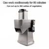 Commercial Electric Ham Dicing Cutter Stainless Steel Automatic Vegetable Cutting Slicer Dicer Grinder Machine Fruit Shredder EU 4
