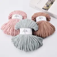 KNOTITUDE Braided Cord 3 mm 100yards Braided Cotton Cord Macrame Rope Premium Yarn Crochet Yarn Macrame String Cotton Yarn 2