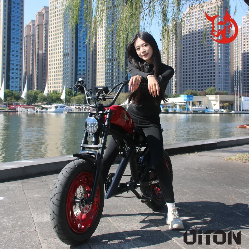 US Stock Diton H1 52V 1500W Urban Style Electric Motorcycle 30Ah Battery Modern City E-Bike for Adults