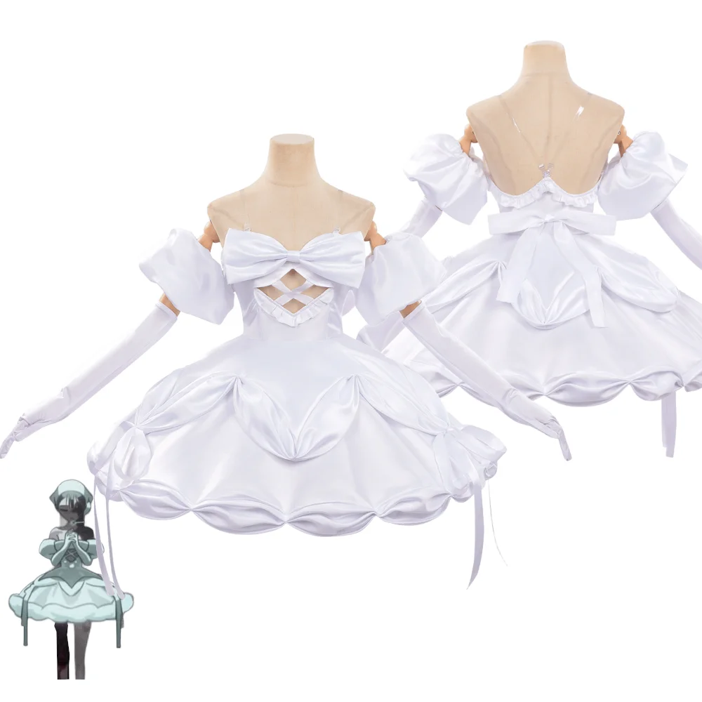 Alien Stage Sua Cosplay Costume White Dress Idol Outfit Alnst