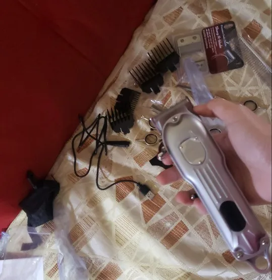 Professional Dog Hair Clipper All Metal Rechargeable Pet Trimmer Cat Shaver photo review