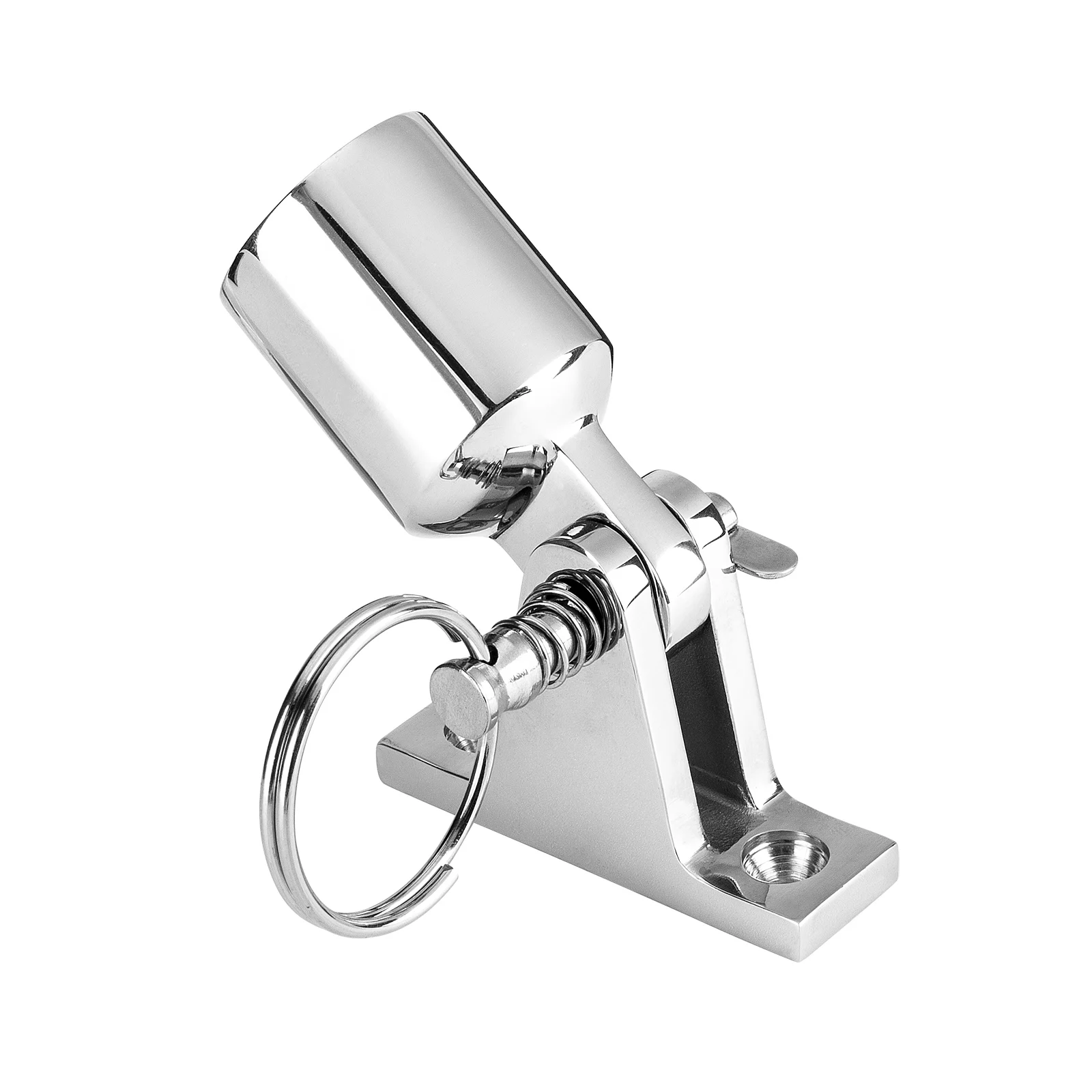 Bimini Top Eye End Cap Fits 1 Inches(25mm) with Bimini Top Deck Hinge, Bimini Top Fitting (1 Pair)