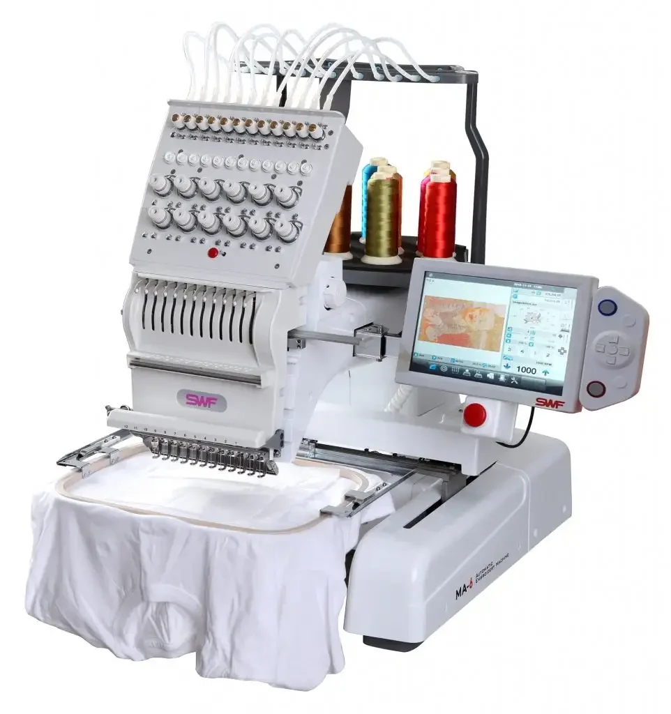 Hot Sale S-W-F M-A-S 12 Needle Embroidery Machine