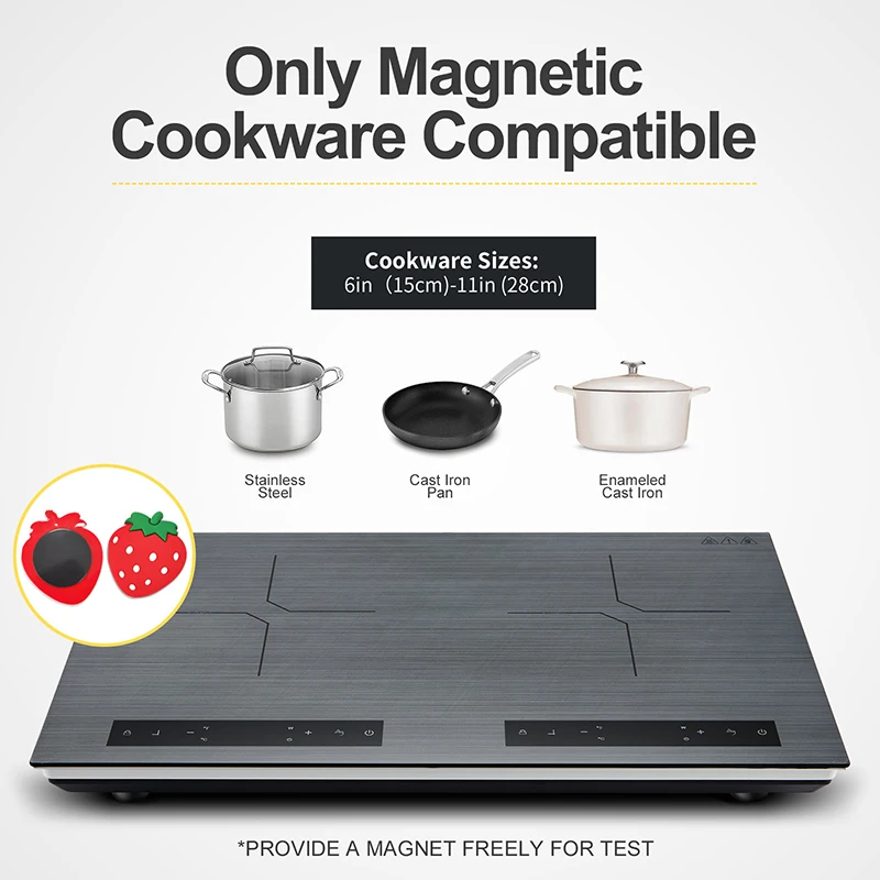 Double Cooker Induction Electromagnetic High-fire Furnace Electric Adjustable Temperature Hob Power Magnetic Hot Plate