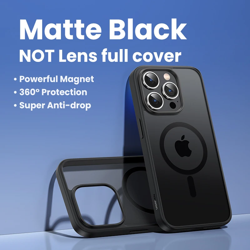 thumbnail image 1 of Funda magnética mate UGREEN para iPhone 15 Pro Max Fundas a prueba de golpes para iPhone 16 Pro Plus 15pro para funda Magsafe Macsafe, 1 of 5