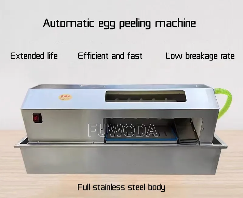 Commercial Electric Egg Sheller Peeling Machine Stainless Steel Chicken Egg Peeler Machine Egg Shelling Machine 6