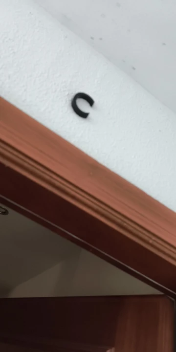 House Number Letters Sticker 6CM Door Plate Black Glossy Self Adhesive Signs Apartment Hotel Office Room Address Mailbox Label photo review