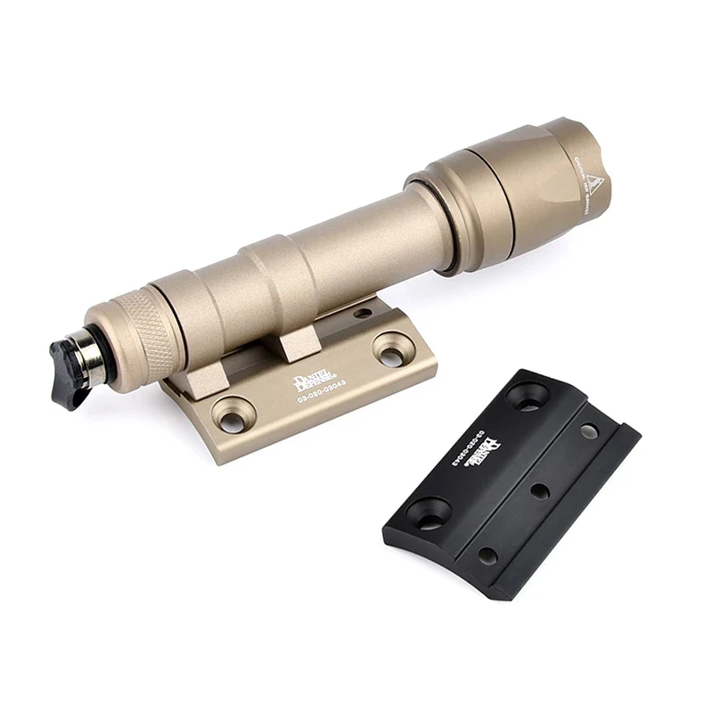 Scout Light Side Mount DD CNC Keymod M-LOK Rail for SF M300 M600 Tactical Flashlight Base Mounts Hunting Accessories