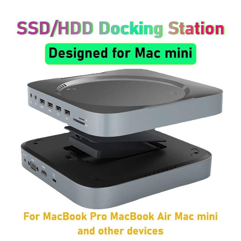 12 で 1 ハブ SSD USB C ドック HD VGA ハードドライブ