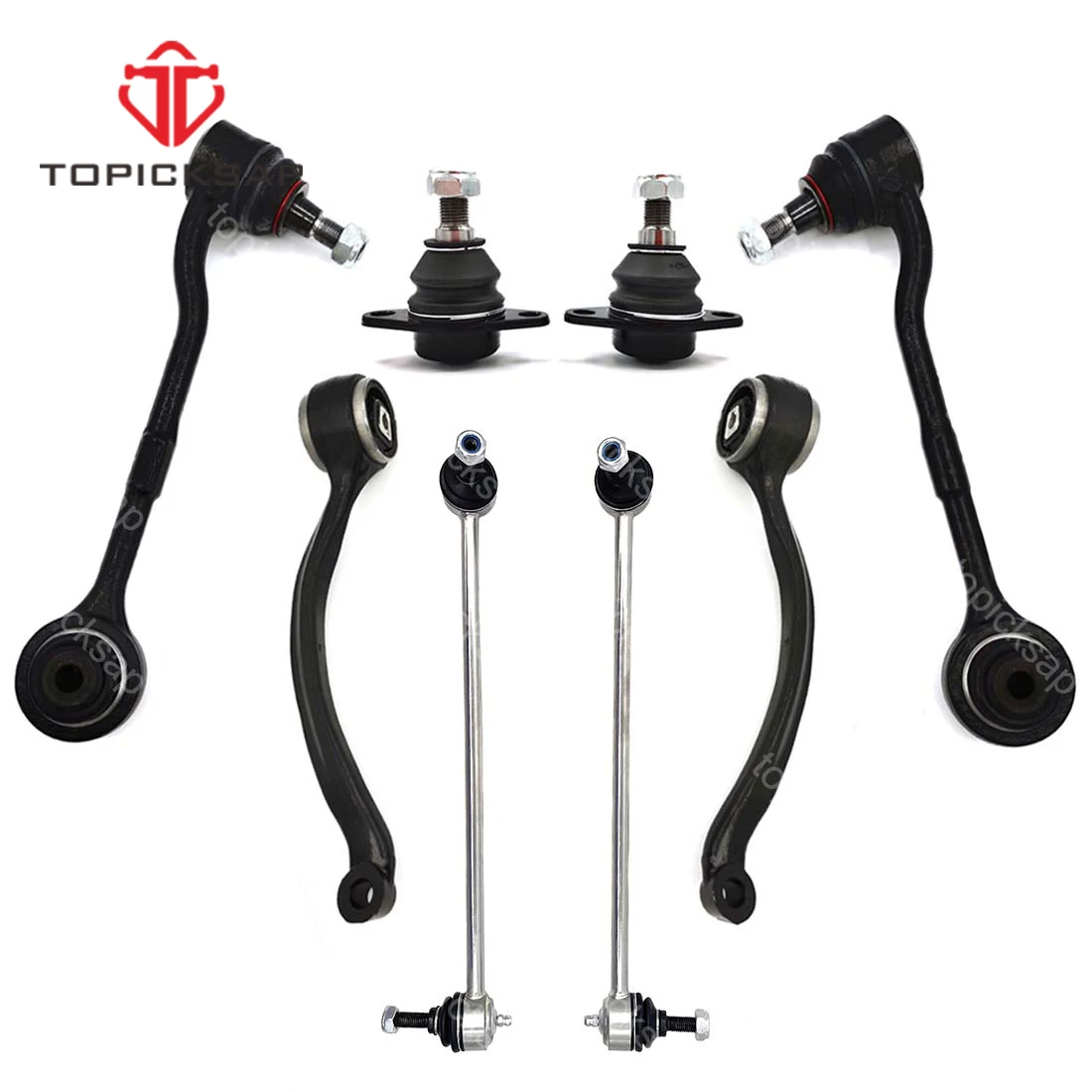 

TOPICKSAP Front Control Arm Ball Joint Sway Bar Link Suspension Kit 8pcs for BMW E90 E91 E92 X1 328xi 2006 2007 - 2014 2015