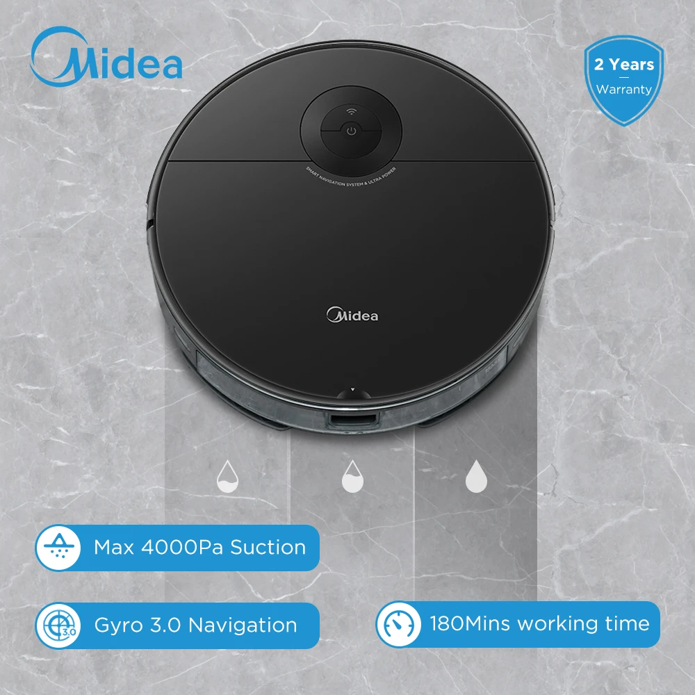 Midea I5C Robot Vacuum Cleaner Mop Wet and Dry 4000PA Smart Washing