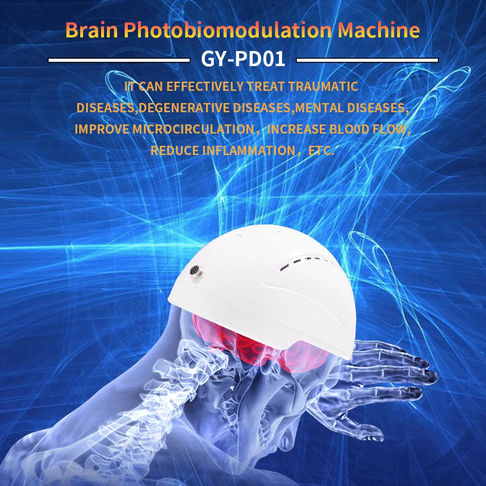 High Quality Cerebral Blood Flow Increasing Red Light NIR 810nm Therapy Helmet