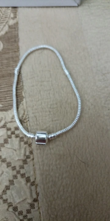 Joyería fina Original hecha a mano de lujo, pulsera de plata de ley 925 con dijes, pulseras suaves y lisas de hueso de serpiente para mujer photo review