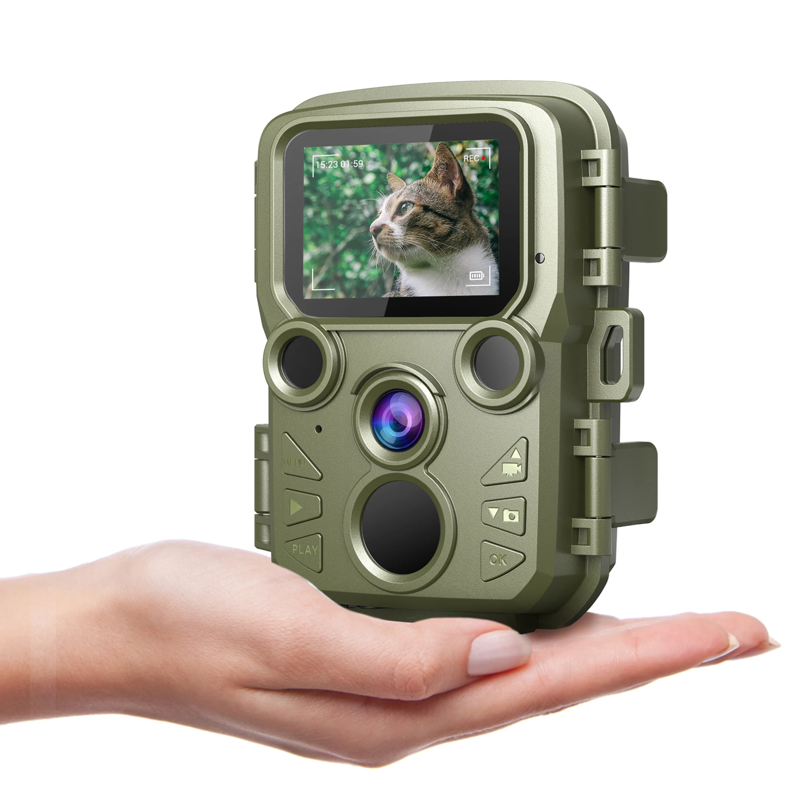 Dsoon Hunting Camera Mini Trail Camera 12mp 1080p Video Wild Animal Night  Vision Waterproof Wildlife 850nm Infrared - Hunting Cameras - AliExpress