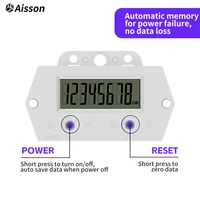 Compteur numérique électronique à 8 chiffres, capteur électromagnétique à Induction automatique, compteur de poinçonnage haute fréquence sans batterie 4