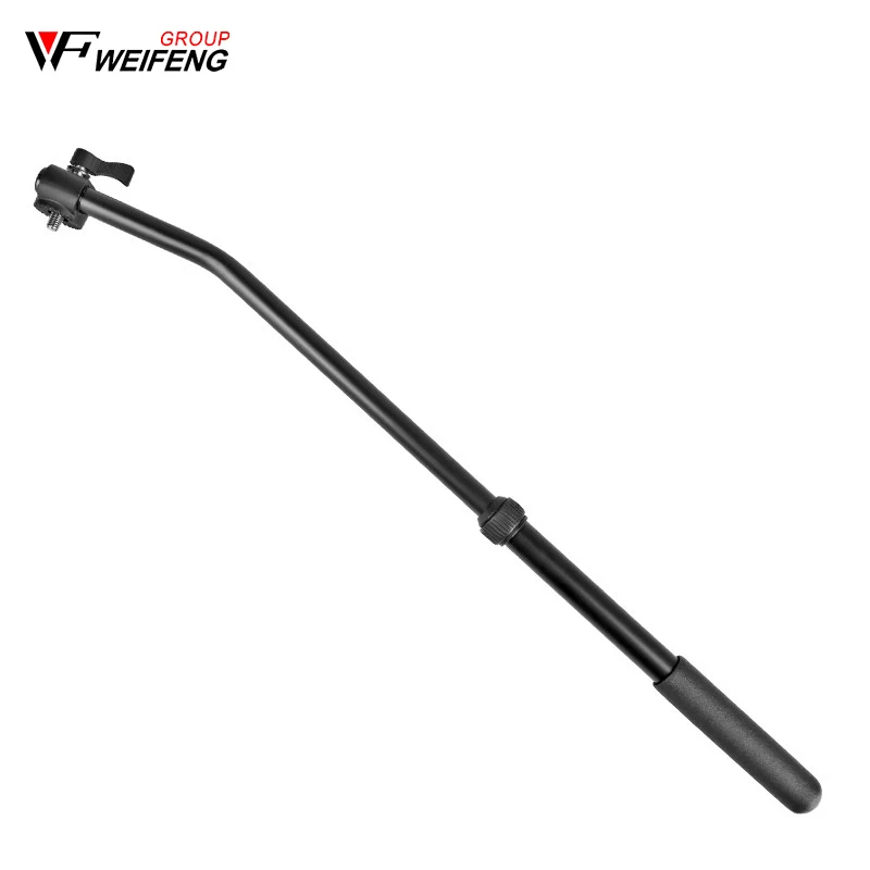 Camera fluid head Lengan Pegangan Aluminium Profesional untuk Weifeng 717/718 handle 717h/717ah NEST660 Kepala Tarik Cairan Tripod Kamera Video