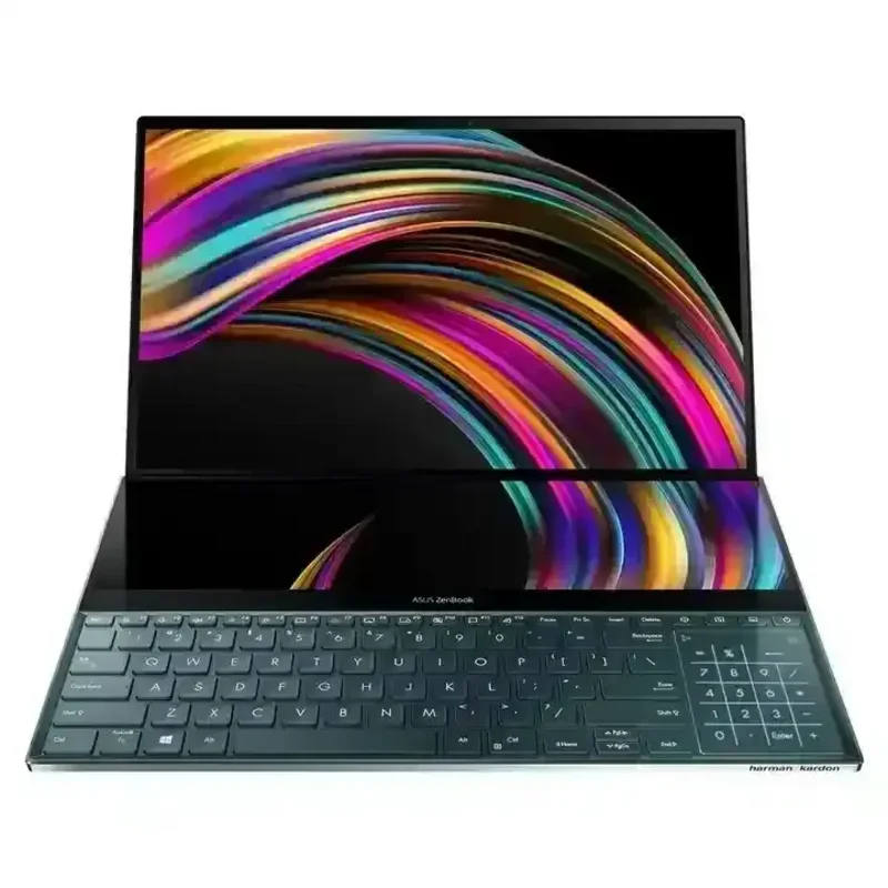 NUEVA Laptop A-ASUS ZenBook Pro Duo UX581 2024 de 15.6 pulgadas con pantalla táctil 4K UHD NanoEdge, Intel Core i9-10980HK, 64 GB de RAM y 1 TB de SSD 1