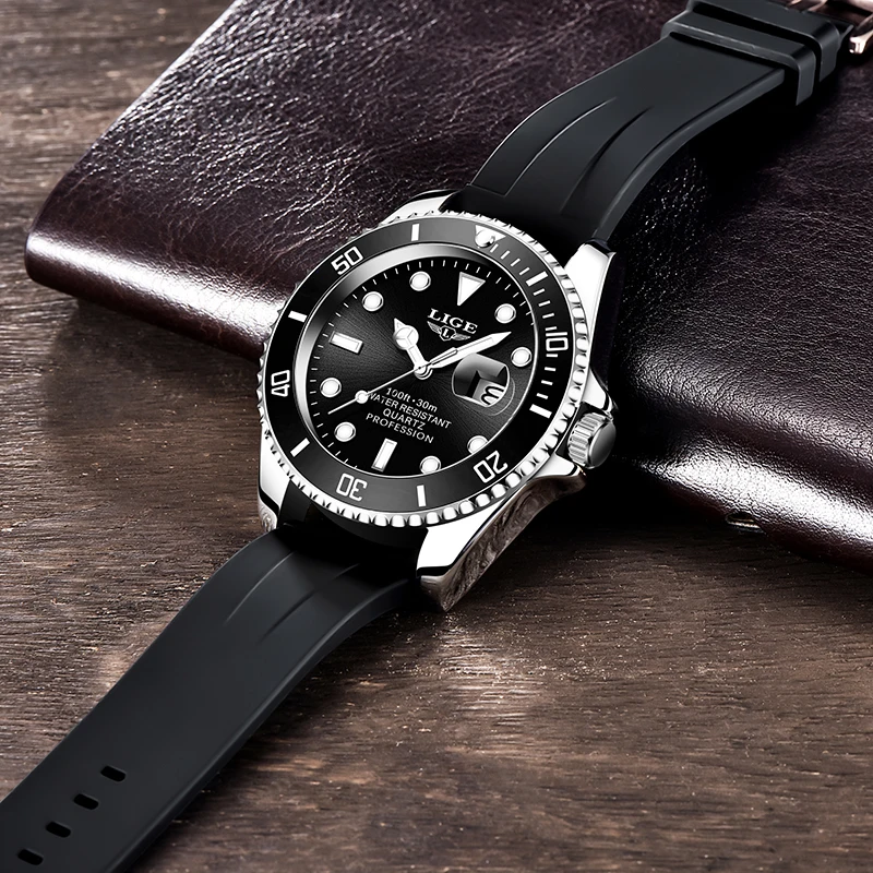 Mens Watches Stainless Steel | Original Men's Lige Watch