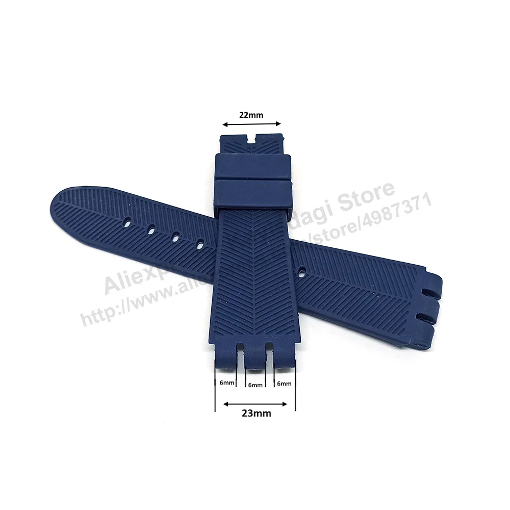 

Ремешок для часов Swatch Irony the Chrono YOS Series YOS440 , YOS449 , YOS401G , YOS447 , YOS448 - 23 мм