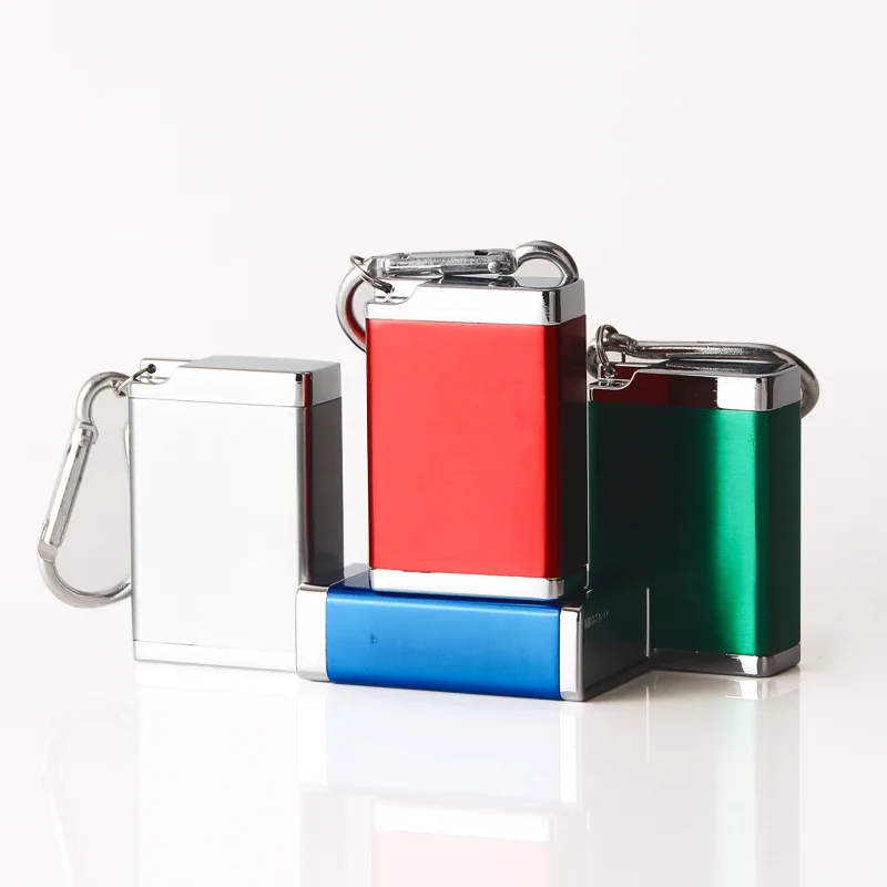 Portable Car Ashtray with Lid Mini Metal Cigarette Ashtray for Outdoor Travel with Climbing Hook Easy to Carry 6