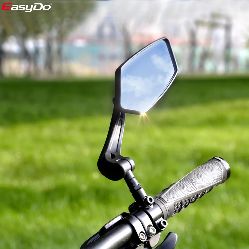 Espelho De Bicicleta Espelho De GuidãO GiratóRio AjustáVel De 360 ​​Graus  Espelho De Bicicleta De Grande Angular Ciclismo Espelho Retrovisor à Prova  De Choque AcríLico Espelho Convexo Espelho Retrovisor Seguro Para Mountain