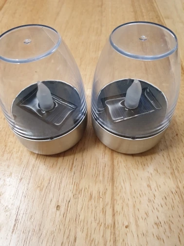 LED Solar Candles Night Light - Waterproof and Rechargeable photo review