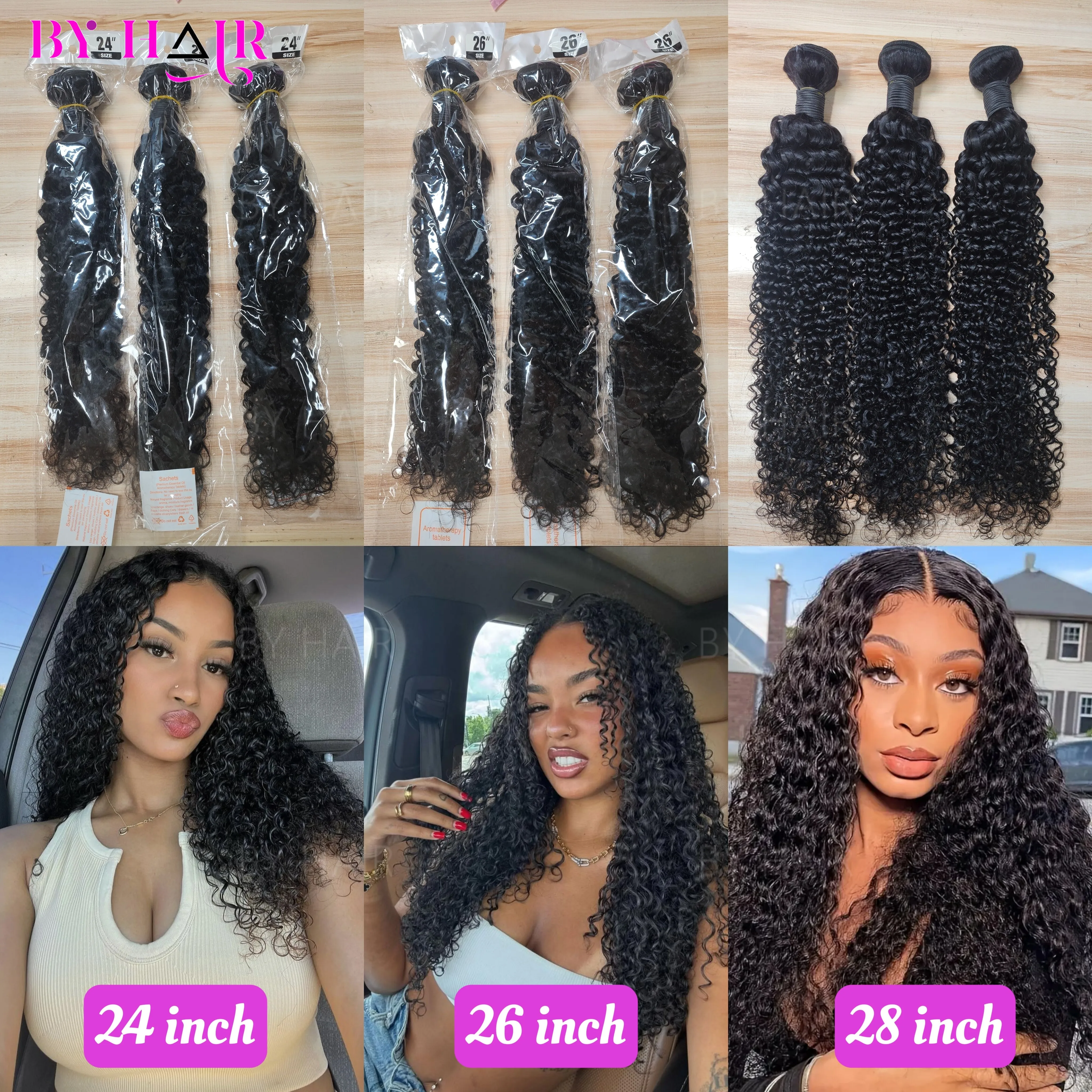 12A Mongolian Hair Kinky Curly Hair Bundles 1/3/4 PCS Hair Extensions Burmese Curly Hair Bundles Remy Hair Hair Jerry Curly Hair 3