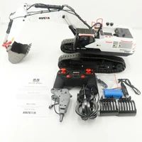 HUINA 1594 RC Excavators for Adults 1:14 Scale Professional Digger Construction Vehicle Hobby Gift RC Tractor Crawler Toy Lights 2