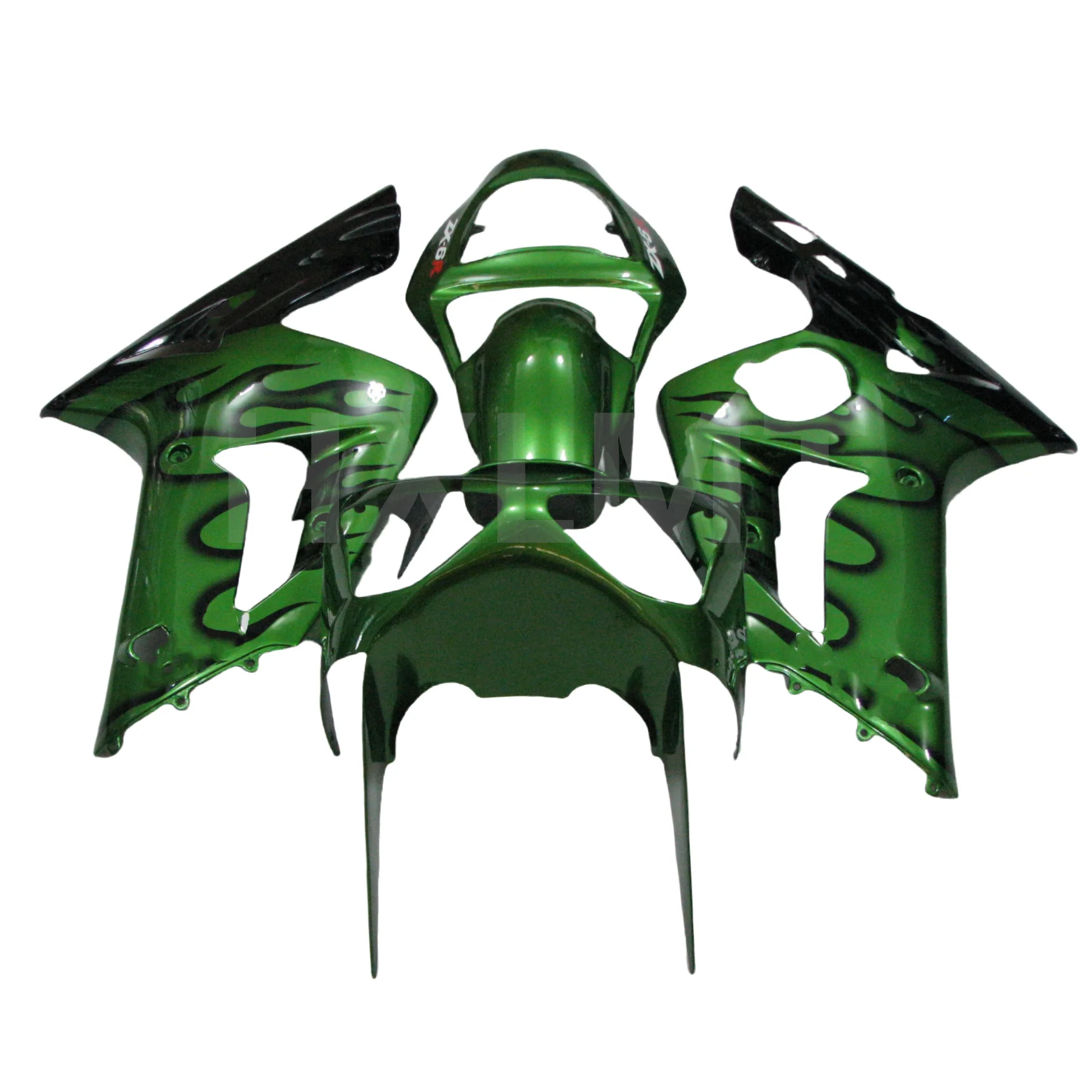 Plastic fairing kit for Kawasaki ZX6R 2003 2004 Parts 03 04 Ninja 636 green black fairings bodywork set