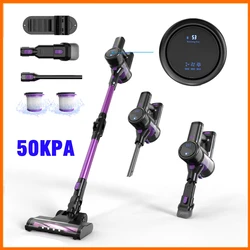 2024 NEW V8 250W 50KPA 14000mah Suction Power Cordless Vacuum Cleaner Handheld smart Home appliance Removable Battery Dust Cup