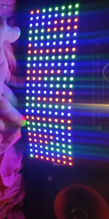 WS2812B WS2811 RGB Pixel Led Strip Music 17Keys RF Controller photo review