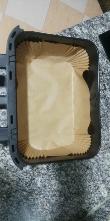 Rectangle Disposable Air Fryer Paper Non-Stick for Ninja Foodi DZ071 7QT DualZone Air Fryer Baking Paper Liner Oilproof Oven Mat photo review