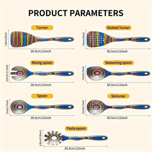 Chromawood Artisan Utensil Set 5