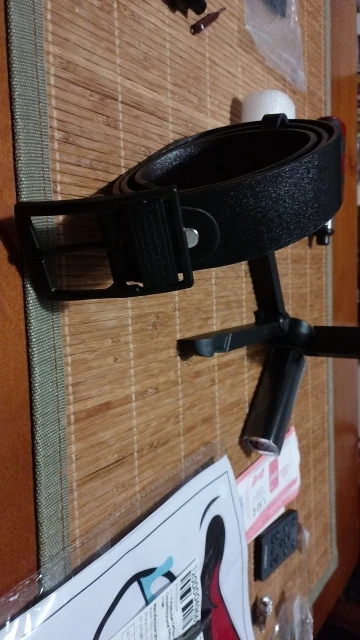 MIDNIGHT SOVEREIGN™ – Black Buckle Genuine Leather Belt photo review