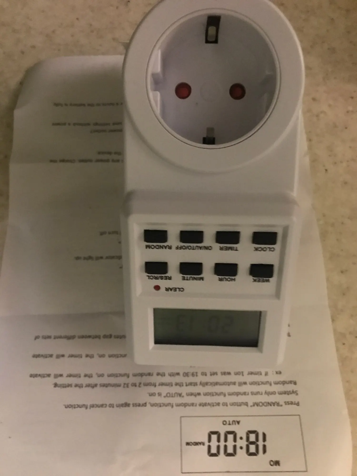 Time Sync: Programmable Digital Timer Switch for Efficient Kitchen Power Management photo review