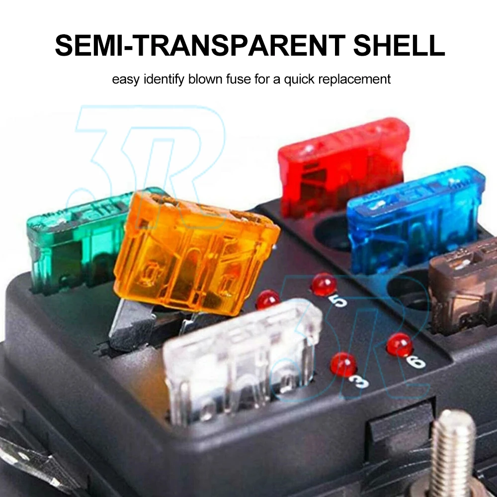 300pcs Car Blade Fuses Assortment Assorted Kit Blade Set Auto Truck Automotive — view 6