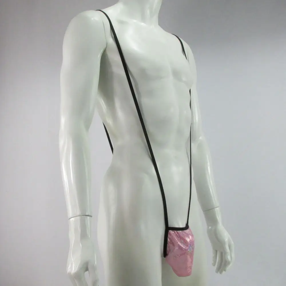 

Мужская сумочка G3666, подтяжки-стринги, G-стринги, голограмма, Лазерная Фольга, трикотажная ткань