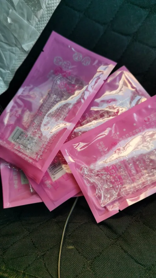 Adult Penis Sleeve Reusable Condoms Sex Toys for Men