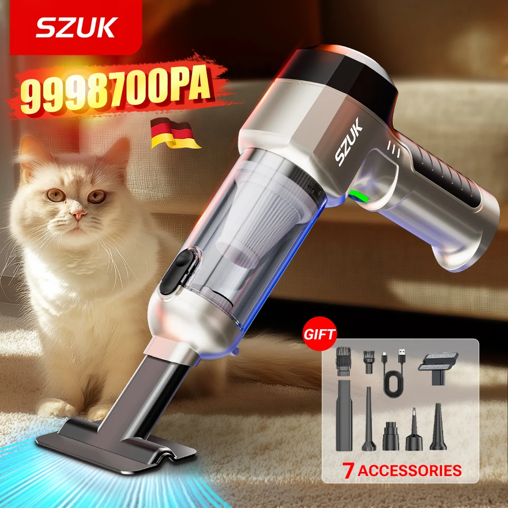 Car Vacuum Cleaner Powerful Portable Handheld Cordless