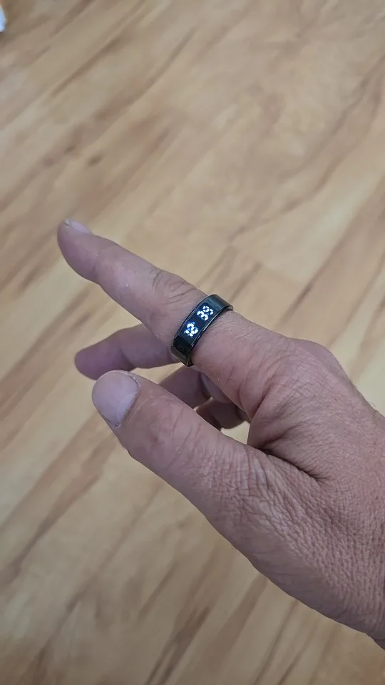 Smart Ring LED Display Screen Heart Rate Blood Oxygen Monitor Smartring Men Women Waterproof Multi Sports Modes Ring For Xiaomi photo review