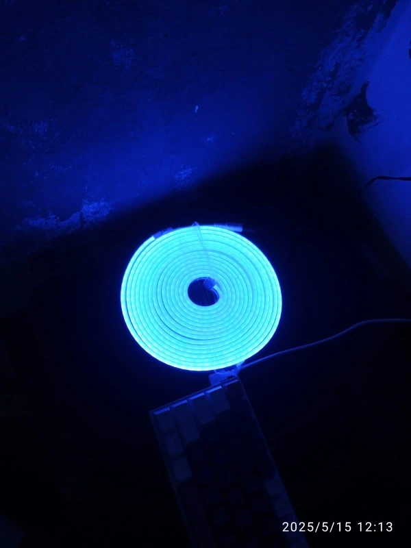 5m Mangueira Led Neon Corte 2,5cm Flex 12v + Fonte Bivolt photo review