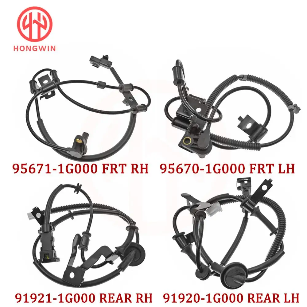 

For Hyundai Accent Kia Rio Rio5 2011-2016 Front Rear LH RH ABS Wheel Speed Sensor 95670-1G000,95671-1G000,919201G000,91921-1G000