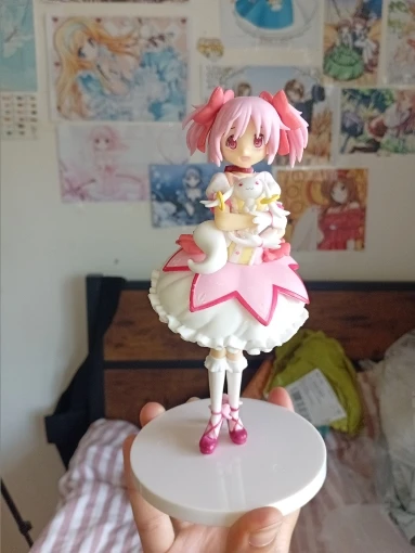 18CM Puella Magi Madoka Magica Aniem Figure Kaname Madoka Magic Girl PVC Anime Action Figures Model Anime Cartoon Model Toy Gift photo review