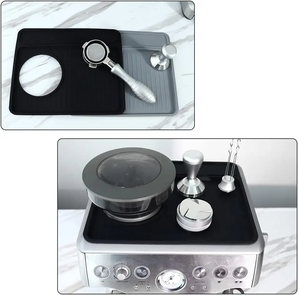 Breville Anti-Slip Silicone Coffee Mat for Espress...