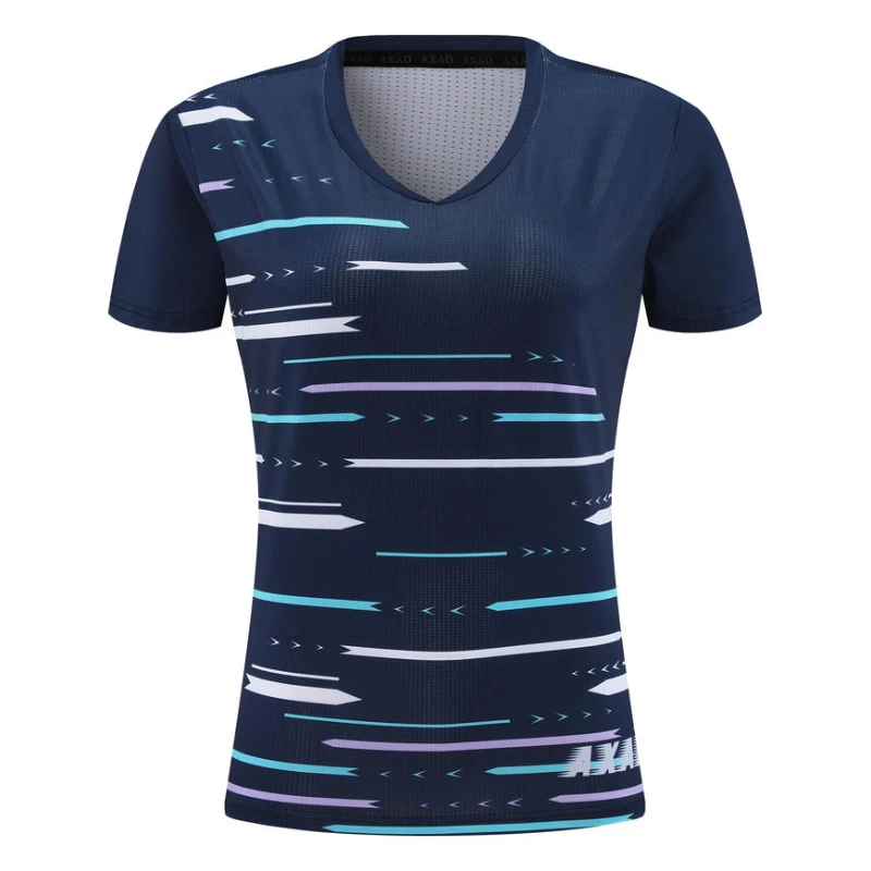 Men's Sport Quick Dry Fit Short Sleeves Table Tennis T-Shirt Women Kid Badminton Shirt Tops Golf Tennis Running 3D Printed Tee