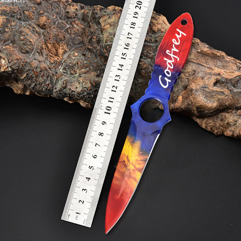 

Stainless Steel Tactical Knife Outdoor Training Straight Knife Multifunctional Leggings Knife