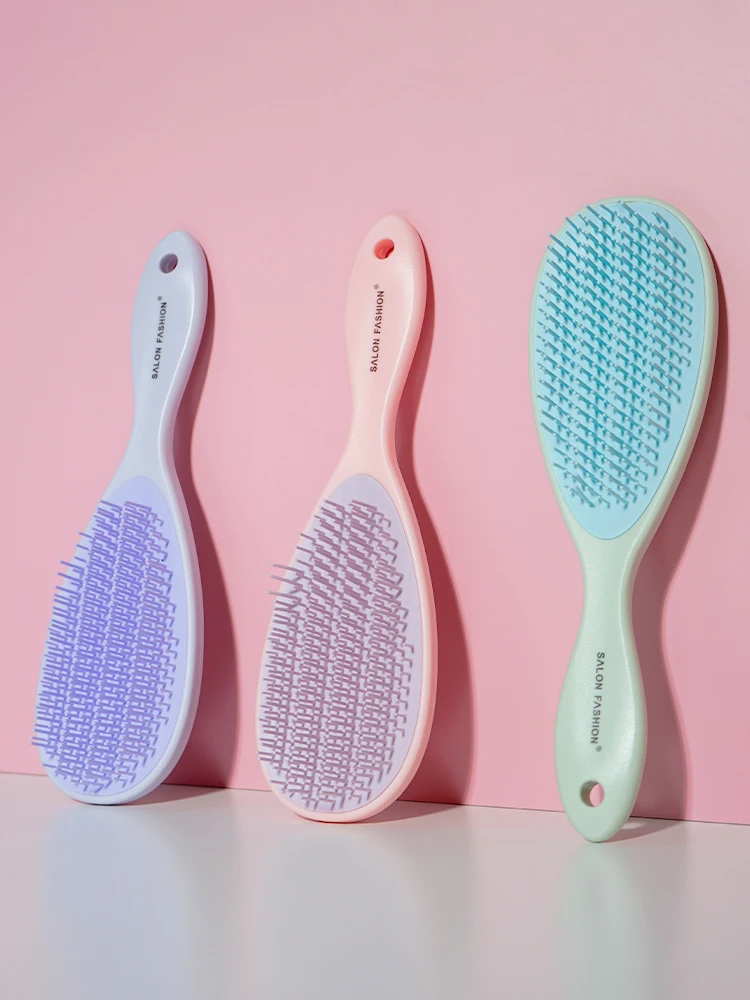 9RowsDenmanBrushWomenDetanglingStylingHairbrushScalpMassager