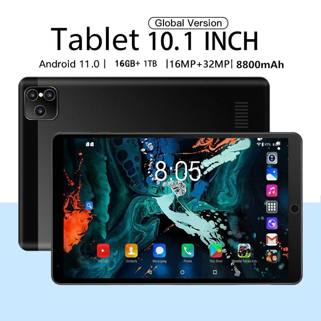 New Android Tablet Pro 14 10.1 Inch 16G+1TB Global Tablette 5G Dual SIM  Card or WIFI Tablet PC Google Play Tablets gps tab - AliExpress