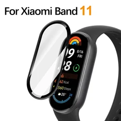 9D Curved Full Coverage Anti - Scratch Screen Protectors for Fitness Tracker Watch (For Mi Band 11)